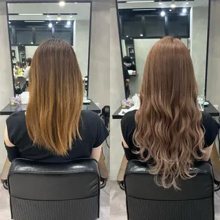 ロング カラー ヘアアレンジ ar+ ❤︎ maiのヘアスタイル