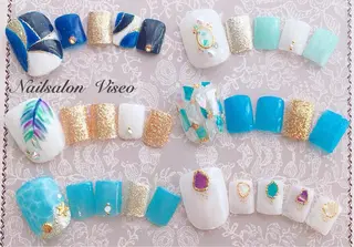 ネイル Viseo《6週間 長持ちパラジェル》のネイルデザイン