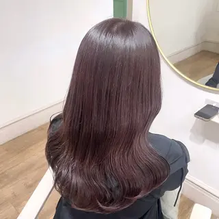 ミディアム 艶カラー/中崎町/ マナ🌼のヘアスタイル