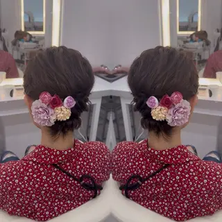 ヘアアレンジ 秋葉原コットン所属・ヘアセット 🤍AIRA🤍のヘアスタイル