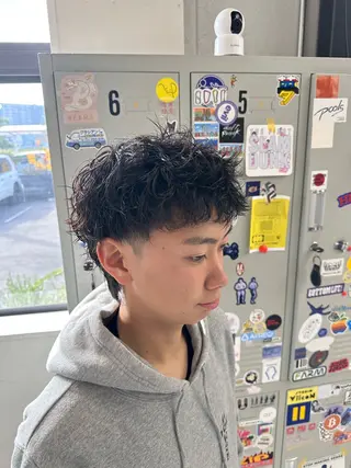 パーマ メンズ 井村 晃琉のヘアスタイル