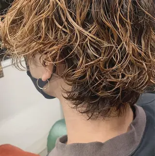 ショート パーマ hair design girl所属・［girl］ MIKIのヘアスタイル