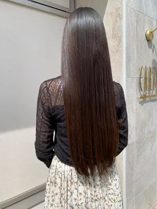 ロング 吹田 駿 髪質改善縮毛矯正のヘアスタイル