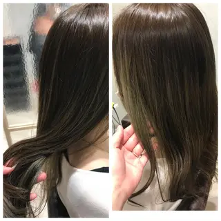 ロング カラー ヘアアレンジ 天王寺/阿倍野 tocca rieのヘアスタイル