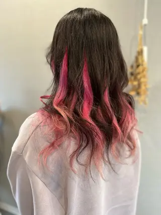 ロング カラー K Harukaのヘアスタイル