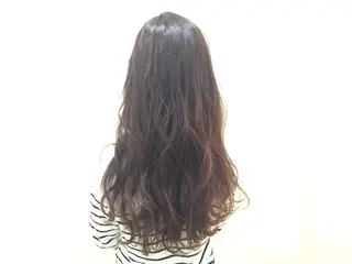 ロング カラー 服部 樹季のヘアスタイル