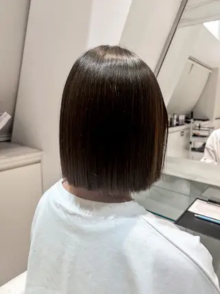 ミディアム パーマ 半田 陽菜のヘアスタイル