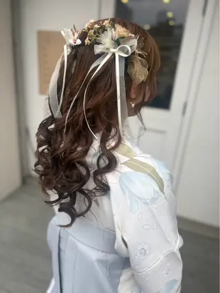 ロング ヘアアレンジ Reve  resort所属・美髪× ヘアセット✨Araiのヘアスタイル