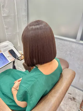 ショート 久保田康雅　辻堂 髪質改善×縮毛矯正のヘアスタイル