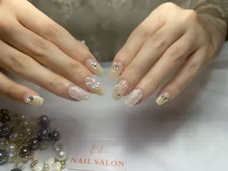 ネイル 💕鈴木ユリ パラジェル/オフ無料のネイルデザイン