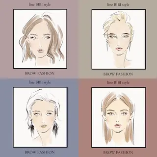 アイブロウ poka lash所属・poka lash 奥村の眉毛・アイブロウイメージ