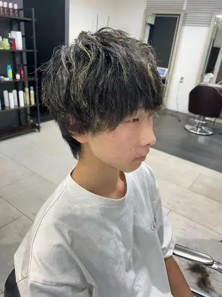 ショート カラー パーマ メンズ メンズパーマの達人 / タカシマダイスケのヘアスタイル