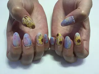 ネイル 💎🐰 saki. m 🐰💎のネイルデザイン