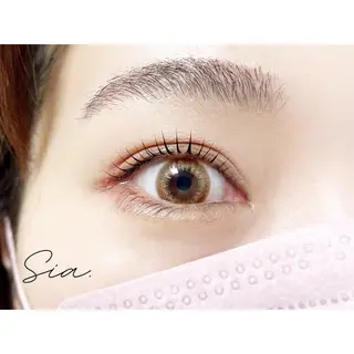 マツエク・マツパ Sia.   大阪梅田茶屋町店所属・まつパ/まつエク Sia.茶屋町店のマツエク・マツパデザイン