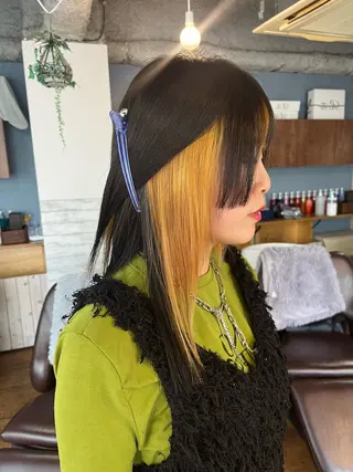 ロング カラー 似合わせ/ブリーチ/ 髪質改善/ミクෆ‪のヘアスタイル