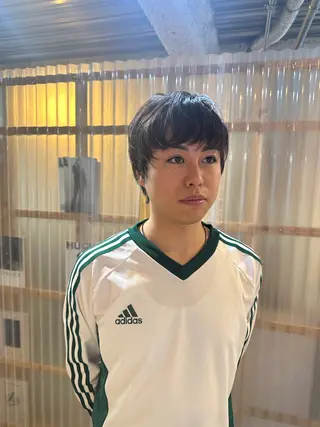 ショート パーマ メンズ 大阪心斎橋alu メンズヘア野田和宏のヘアスタイル