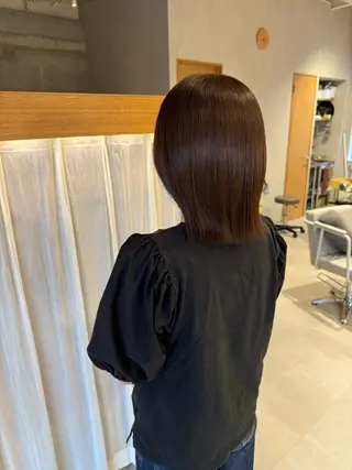 ミディアム レイヤー/ボブパーマ /垢抜け/タクミのヘアスタイル