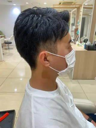 ショート メンズ 🩵波巻き／ツイスパ HARU💎のヘアスタイル