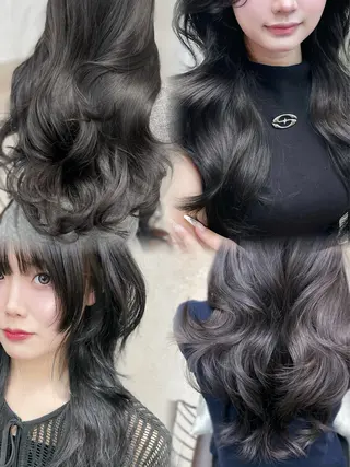 セミロング MOE 福岡韓国ヘア✧︎のヘアスタイル