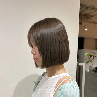 ショート AHNKISM所属・トレンド🌷 ボブ　パーマ🩰のヘアスタイル