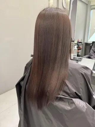 ロング カラー ケアブリーチ 若杉圭大のヘアスタイル