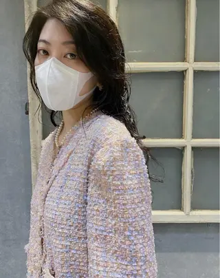 ロング パーマ ボブ/レイヤー/艶 🦕risa 森下のヘアスタイル