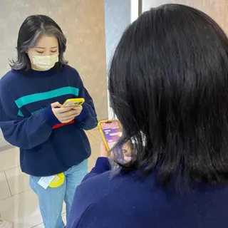 ミディアム MAKI🦋 GRANDE Lyのヘアスタイル