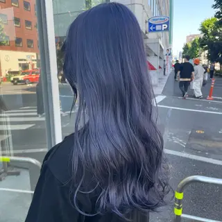 ロング 🦋韓国風カラー🦋 こうせい原宿のヘアスタイル