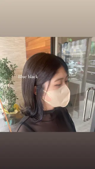 ミディアム 透明感カラー 【問屋町】moe🪿のヘアスタイル