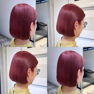 ショート カラー カジュアルを女っぽく 𝗮𝘆𝗮𝗰𝗼のヘアスタイル