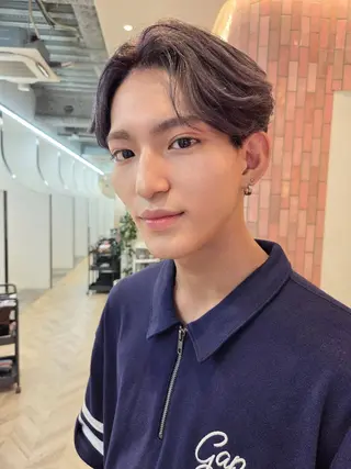 メンズ カラー 韓国風メンズ/垢抜け /メイク男子/キャロのヘアスタイル