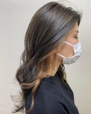 ロング カラー ヘアアレンジ キッズ カラー特化サロン梅田 Eir茶屋町/山下のヘアスタイル