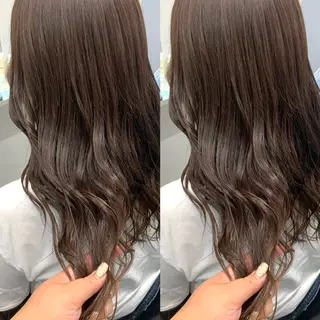 セミロング ブリーチ無しカラー✨ 美鈴のヘアスタイル