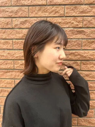 ショート カラー 神戸ボブ✂️ ioe三宮/田 伸佳のヘアスタイル