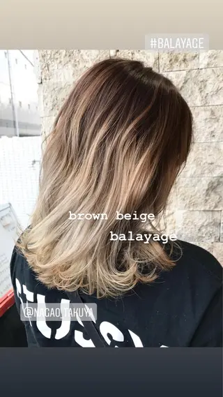 ミディアム カラー パーマ ヘアアレンジ メンズ キッズ ネイル マツエク・マツパ uno pulir所属・トップスタイリスト 永尾拓也のその他イメージ