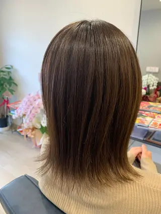 ミディアム カラー hair & spa Nalu所属・hair & spa Naluのヘアスタイル