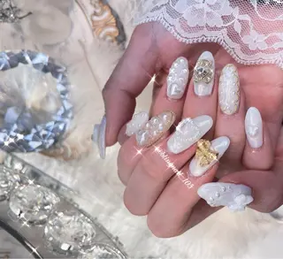 ネイル 23時まで❤︎韓国、 ワンホンネイルのネイルデザイン