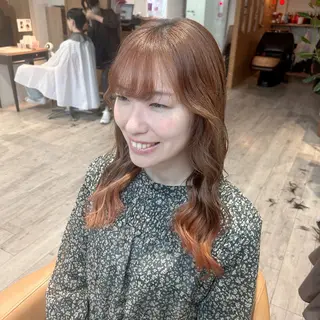 セミロング 髪質改善 🫧‪しろがねのヘアスタイル