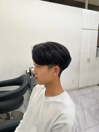 ショート カラー パーマ メンズ 韓国レイヤーカット /REIのヘアスタイル