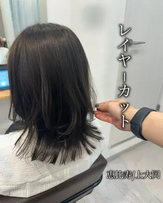 ミディアム カラー Dxxxx III所属・女性目線の大人 メンズ*Ayakaのヘアスタイル