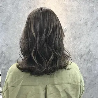 ミディアム 所渉/韓国レイヤー /ウルフカットのヘアスタイル