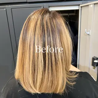 ミディアム カラー レディースヘア💫 加藤たいが🐯のヘアスタイル