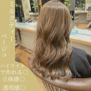 ロング カラー レイヤー/グレージュ メンズパーマのヘアスタイル