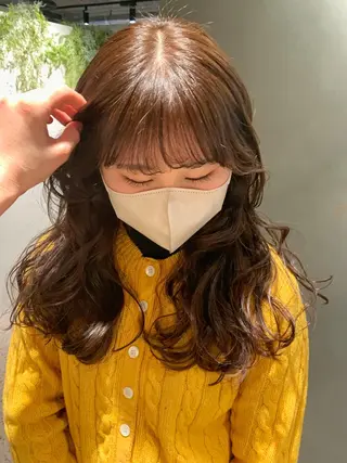 ロング カラー TONUKOA RUA下北沢店【トヌコア ルア】所属・丸山璃子 /パーマ/レイヤーのヘアスタイル