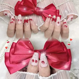 ネイル 🎀Mai 🎀2/1空✩.*のネイルデザイン