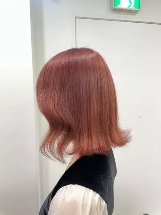 セミロング カラー 渋谷/透明感カラー /半個室/こうめいのヘアスタイル