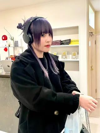 ミディアム カラー ハイトーン/レイヤー /ウルフ⭐️永田⭐️のヘアスタイル