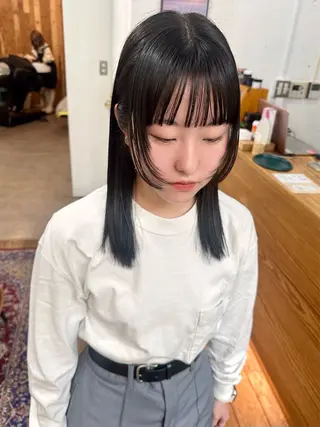 ミディアム カラー 🪭risa 暖色/レイヤー🪭のヘアスタイル