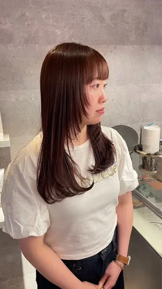 カラー 鎌田 梨瑚のヘアスタイル