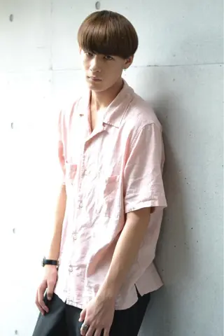 ショート カラー メンズ 大木 拓瑞のヘアスタイル